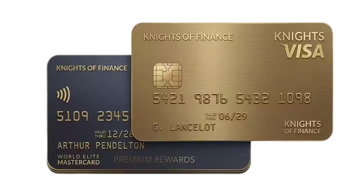 Credit card illustration for home financing